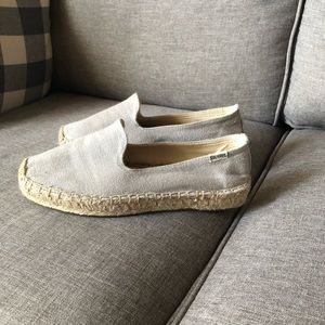Grey soludos espadrilles size 7.5